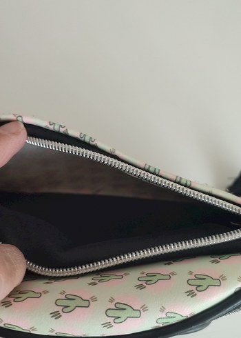 Kaktüs Baskılı Kadın Bel Çantası - Görsel 5