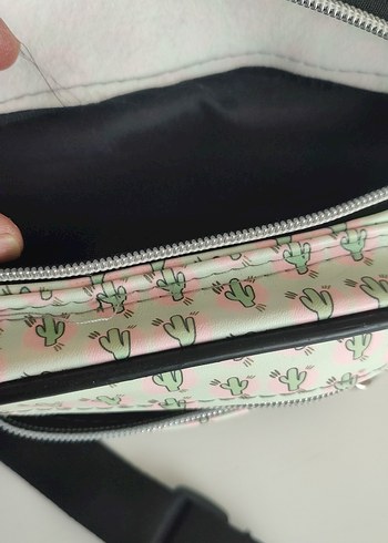 Kaktüs Baskılı Kadın Bel Çantası - Görsel 3