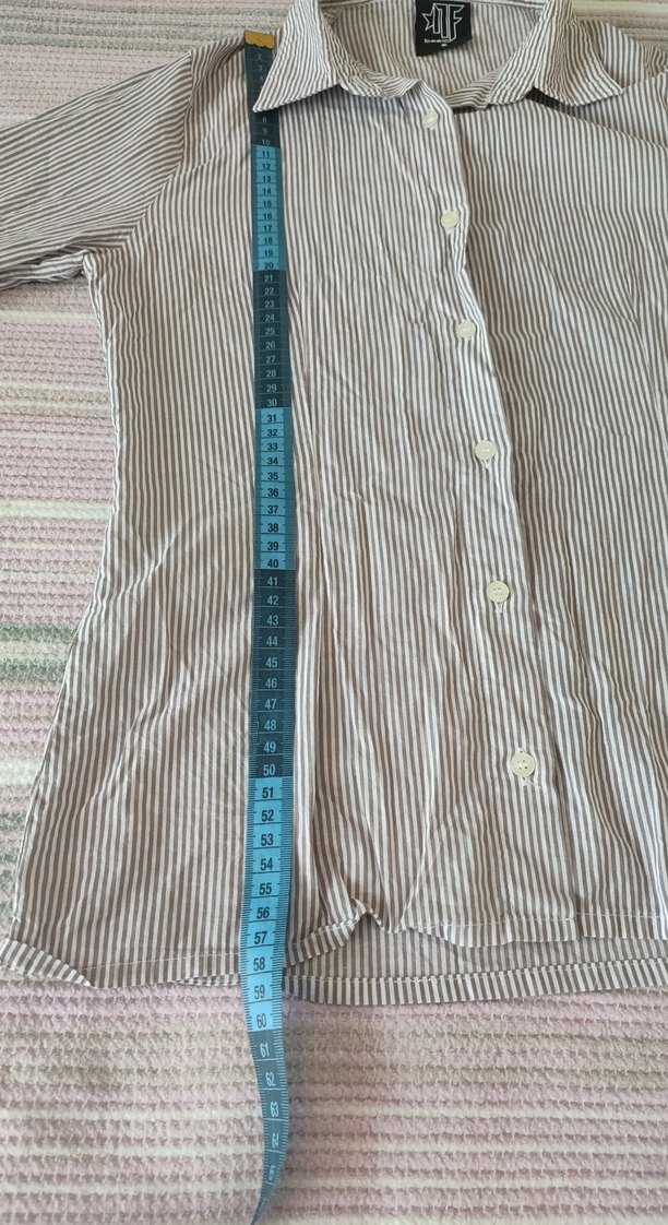 Düğmeli, Uzun Kollu Gömlek - Görsel 4