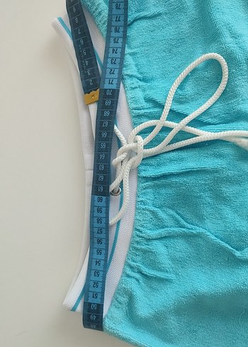 Turkuaz Kadın Havlu Şort - Görsel 4