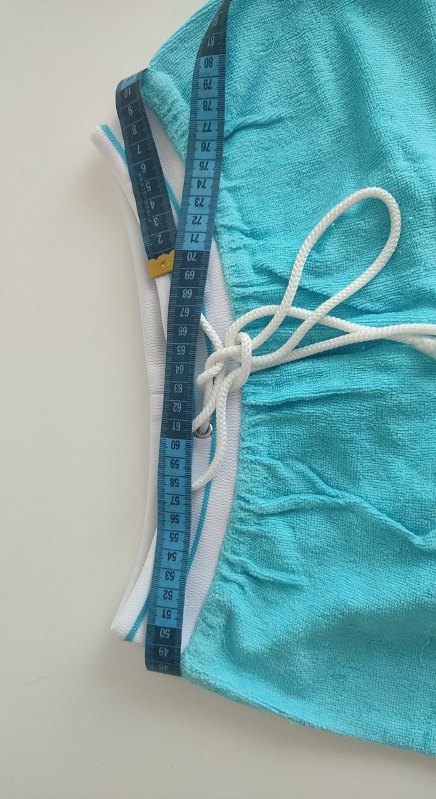 Turkuaz Kadın Havlu Şort - Görsel 4