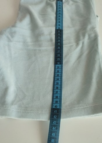 Mavi Pastel Renk Şort - Görsel 5