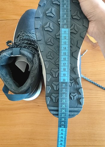 Su Geçirmez Outdoor Deri Kar Botu - Lacivert - Görsel 10