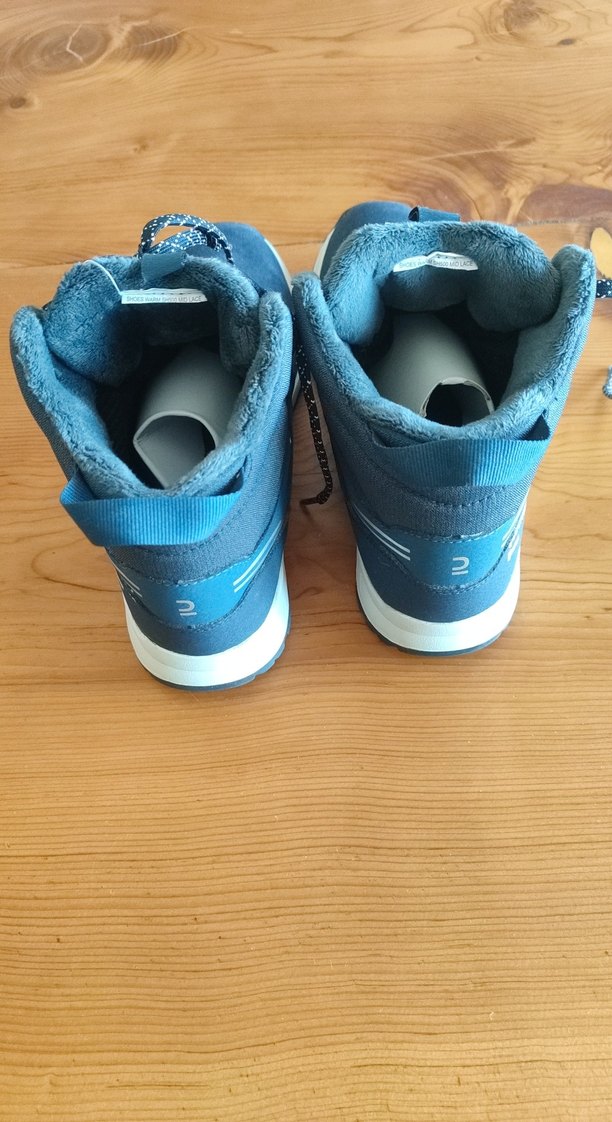 Su Geçirmez Outdoor Deri Kar Botu - Lacivert - Görsel 2