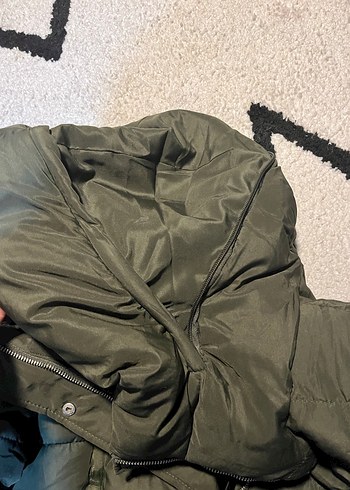 Kadın uzun şişme Mont - Görsel 4