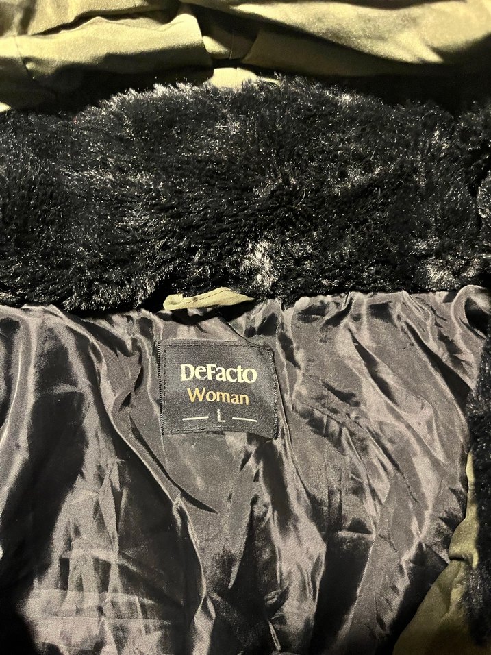 Kadın uzun şişme Mont - Görsel 3