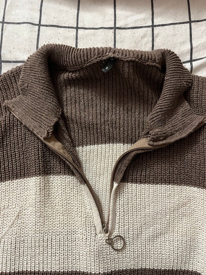 Çizgili Kazak - Görsel 3