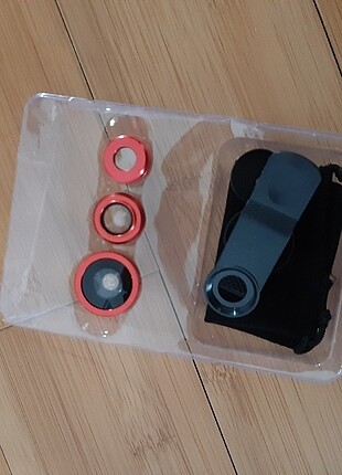 Diğer Piranha 3'ü 1 arada Cep Telefon Uyumlu Lens Seti