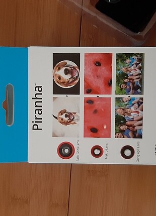 Beden Piranha 3'ü 1 arada Cep Telefon Uyumlu Lens Seti