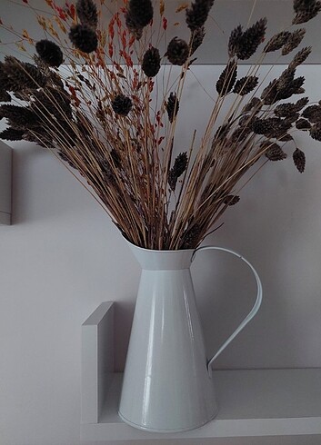 Dekoratif İtalyan Vazo+ Kuru çiçekler