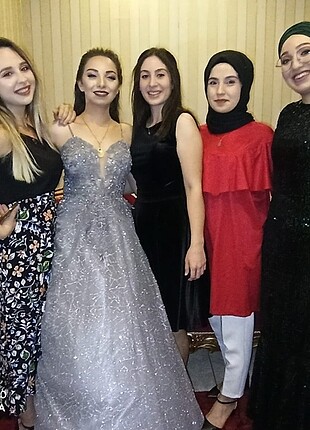 s Beden gri Renk Kına, nişan abiye