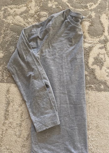 11-12 yaş Gri Erkek çocuk Uzun Kollu Basic Sweatshirt
