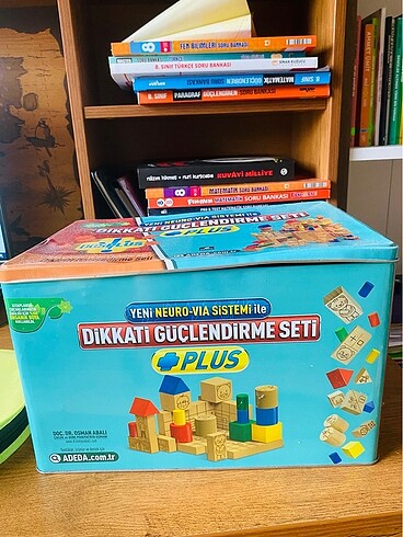 Zeka geliştirme dikkat güçlendirme seti Adeda
