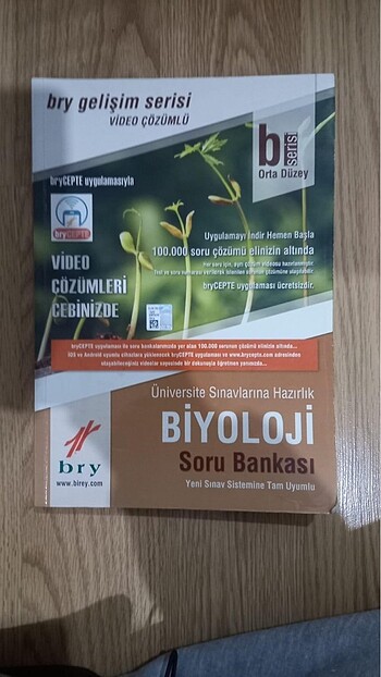 Birey yayınları Biyoloji Soru Bankası