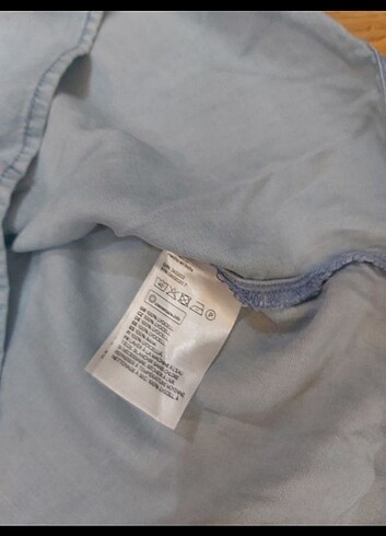 12-13 Yaş Beden mavi Renk H&M jean elbise 