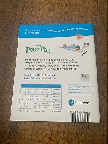  Beden Peter Pan (level 1 )