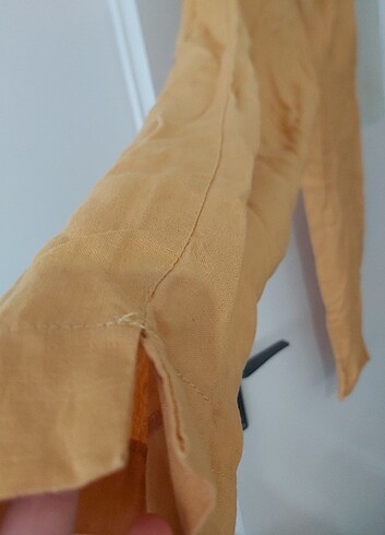 Keten Havuç kesim pantalon - Görsel 3