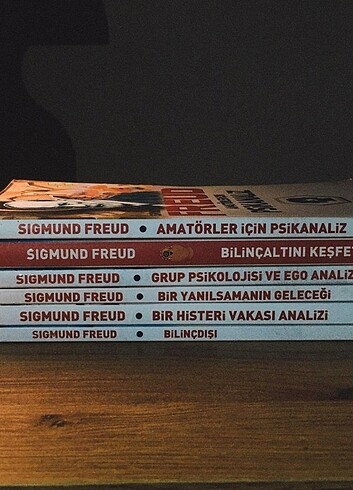 6 adet kitap Sigmund Freud seti