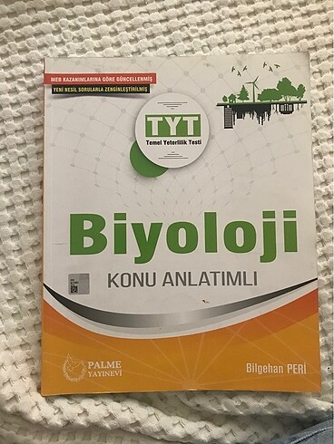 Tyt palme yayınları biyoloji konu anlatımlı kitabı