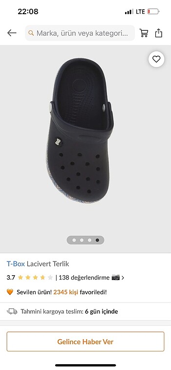 T-box Crocs terlik