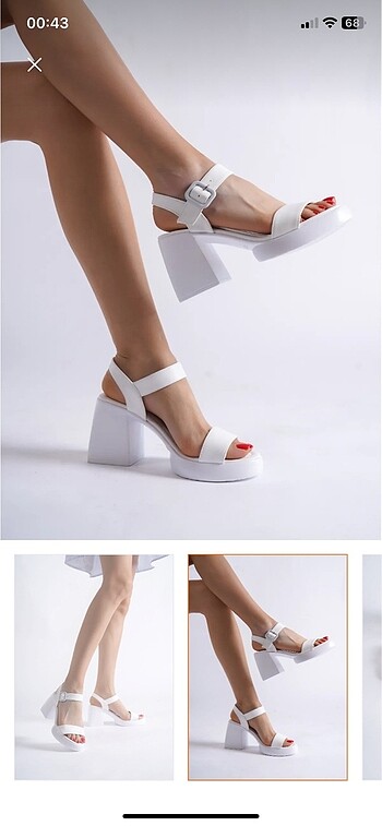 PLATFORM TOPUKLU AYAKKABI - Görsel 5