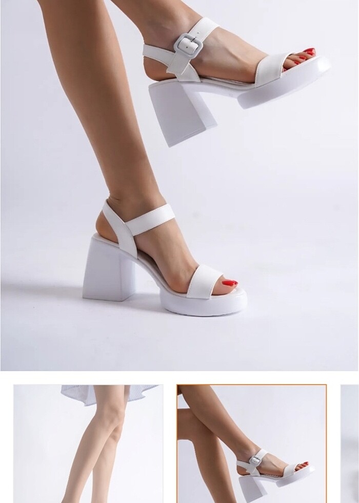 PLATFORM TOPUKLU AYAKKABI - Görsel 5