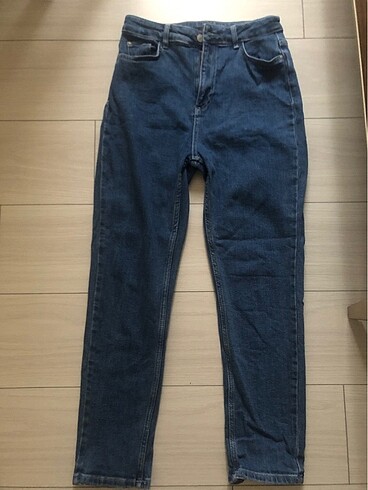 38 Beden Trenyolmilla Açık Mavi Mom Jean
