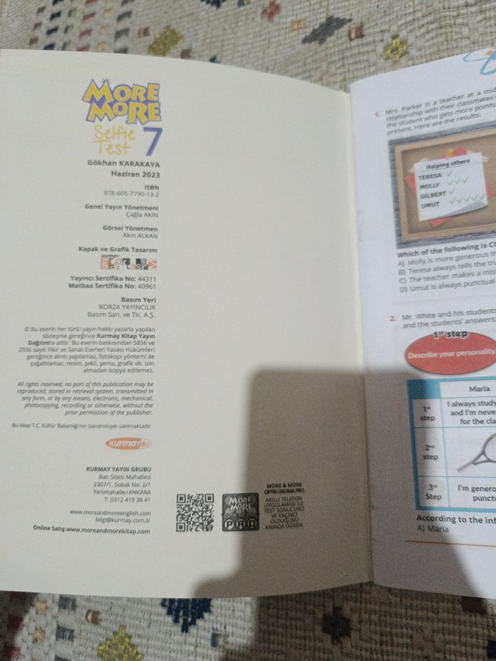 More More 7 İngilizce Deneme Sınavları Kitabı - Görsel 2