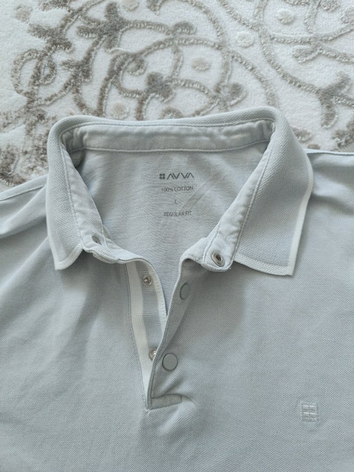 Gri Erkek Polo Tişört - Görsel 2