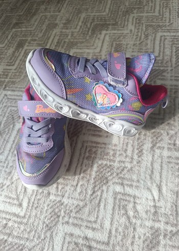 Mor Barbie Kız Çocuk Bağcıksız Spor Ayakkabı - Görsel 2