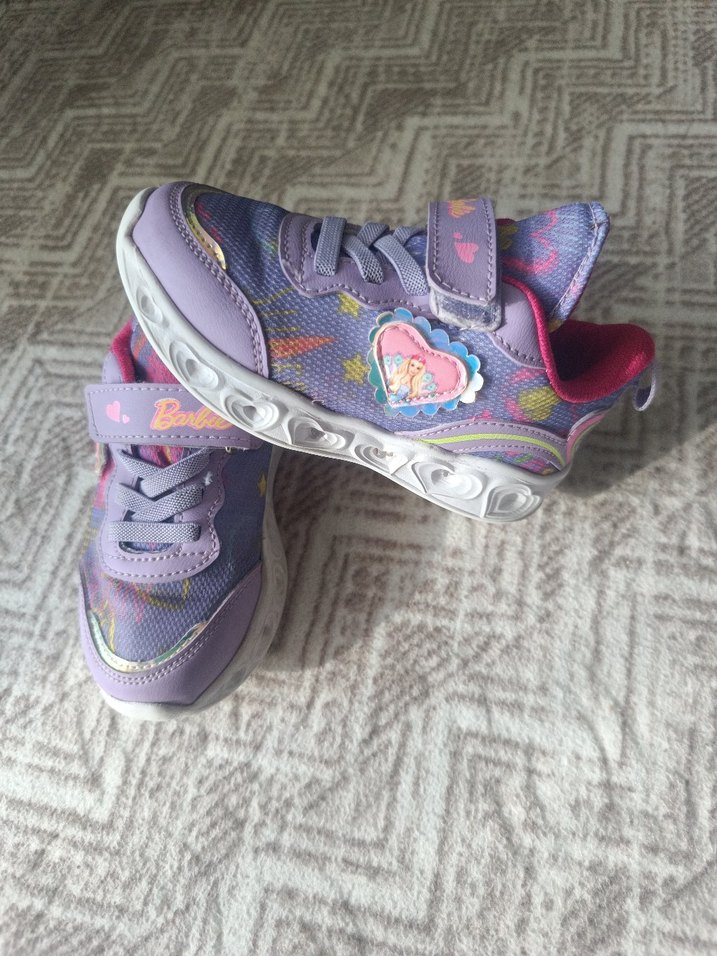 Mor Barbie Kız Çocuk Bağcıksız Spor Ayakkabı - Görsel 2