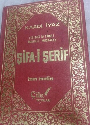 Şifa-i Şerif kitabı