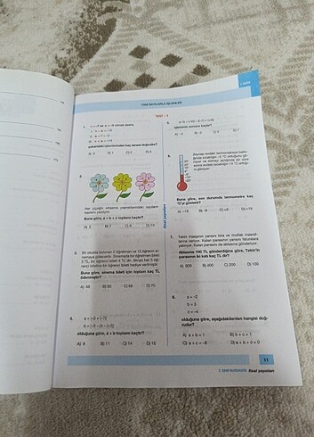 Final Yayınları 5. Sınıf Matematik Soru Bankası - Görsel 4