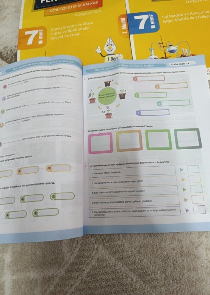 7. Sınıf Fen Bilimleri Kazanım Merkezli - Görsel 2
