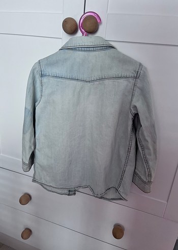 H&M Erkek veya Kız Çocuk Gri Denim Gömlek