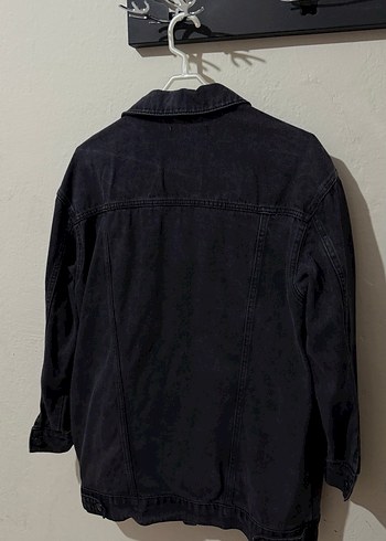 l Beden siyah Renk Düğmeli Kadın Denim Ceket kot ceket