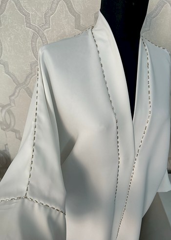İşlemeli abaya - Görsel 7