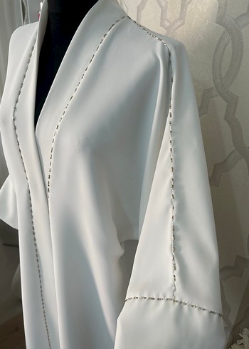 İşlemeli abaya - Görsel 8