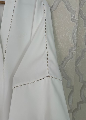 İşlemeli abaya - Görsel 3