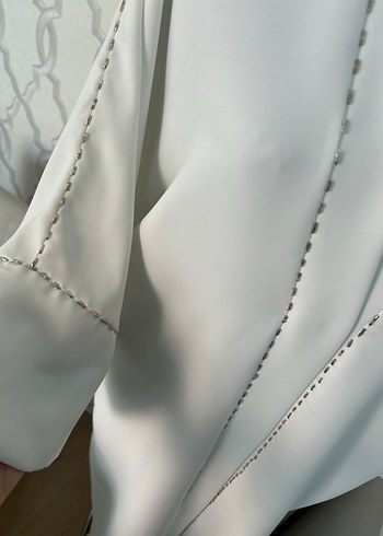 İşlemeli abaya - Görsel 6