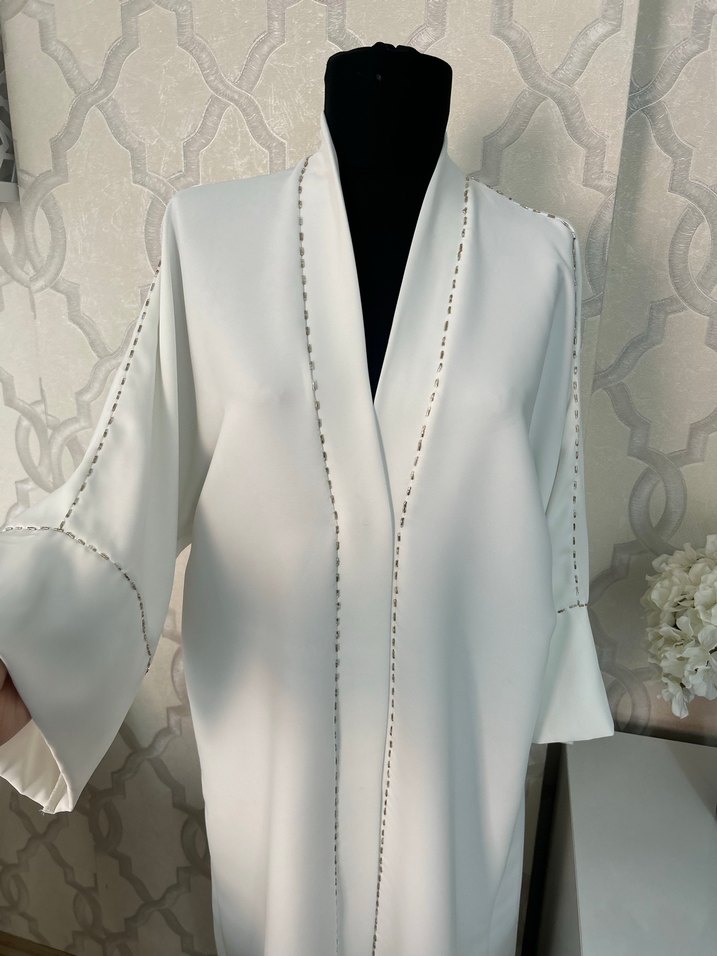 İşlemeli abaya - Görsel 5
