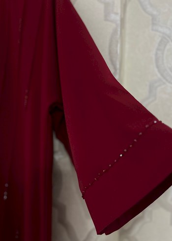 İşlemeli abaya - Görsel 5