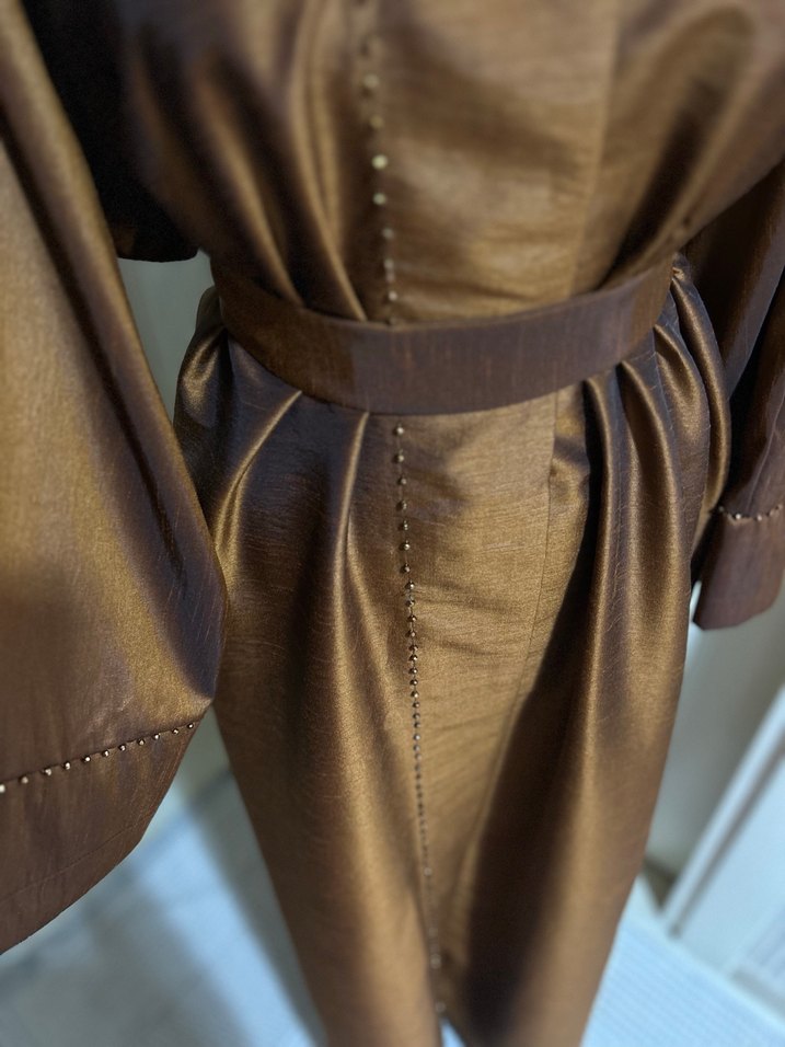 Tafta abaya/abiye - Görsel 3