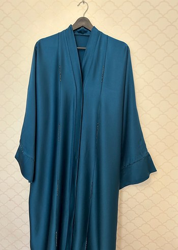 İşlemeli abaya - Görsel 2