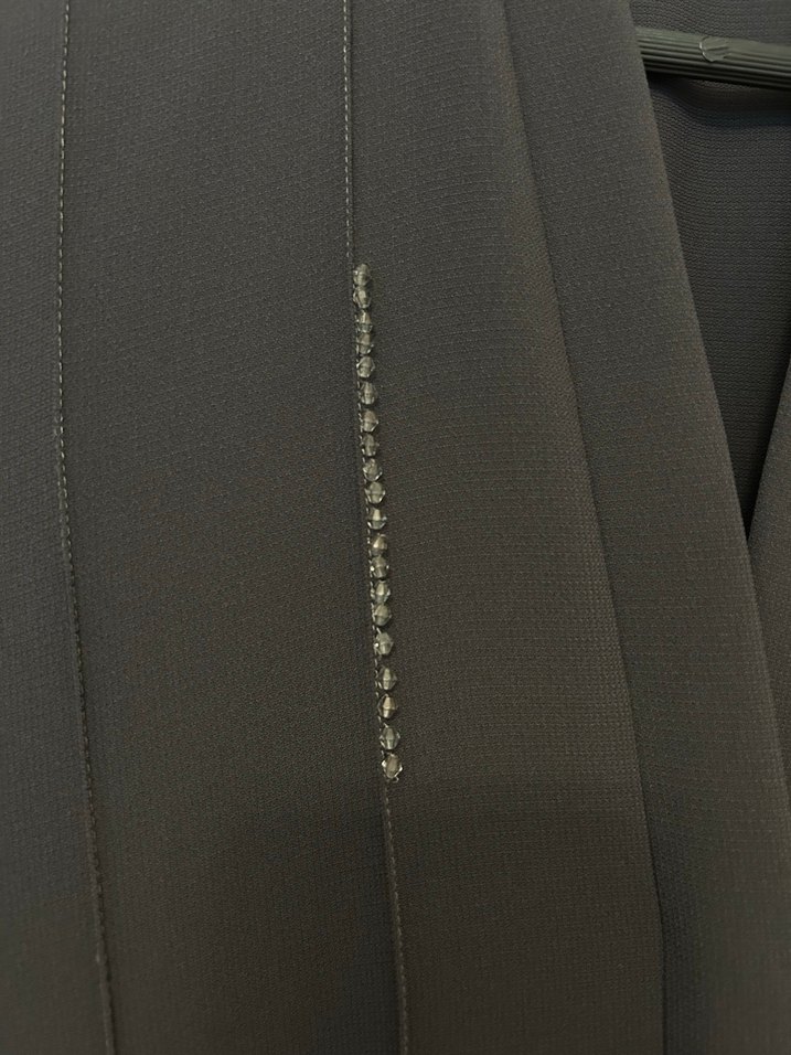 İşlemeli abaya - Görsel 5