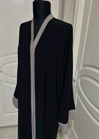 İşlemeli abaya - Görsel 3