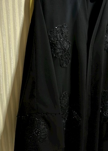 İşlemeli abaya - Görsel 3