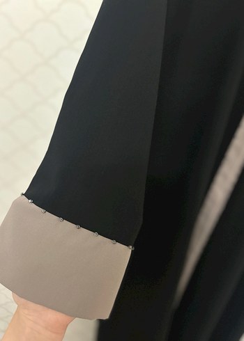 İşlemeli abaya - Görsel 2