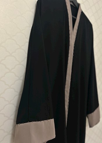 İşlemeli abaya - Görsel 3