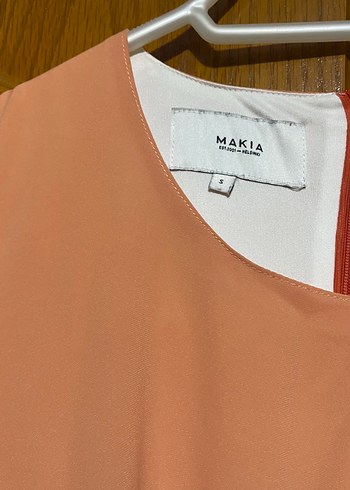 Zara Pembe Midi Elbisesi